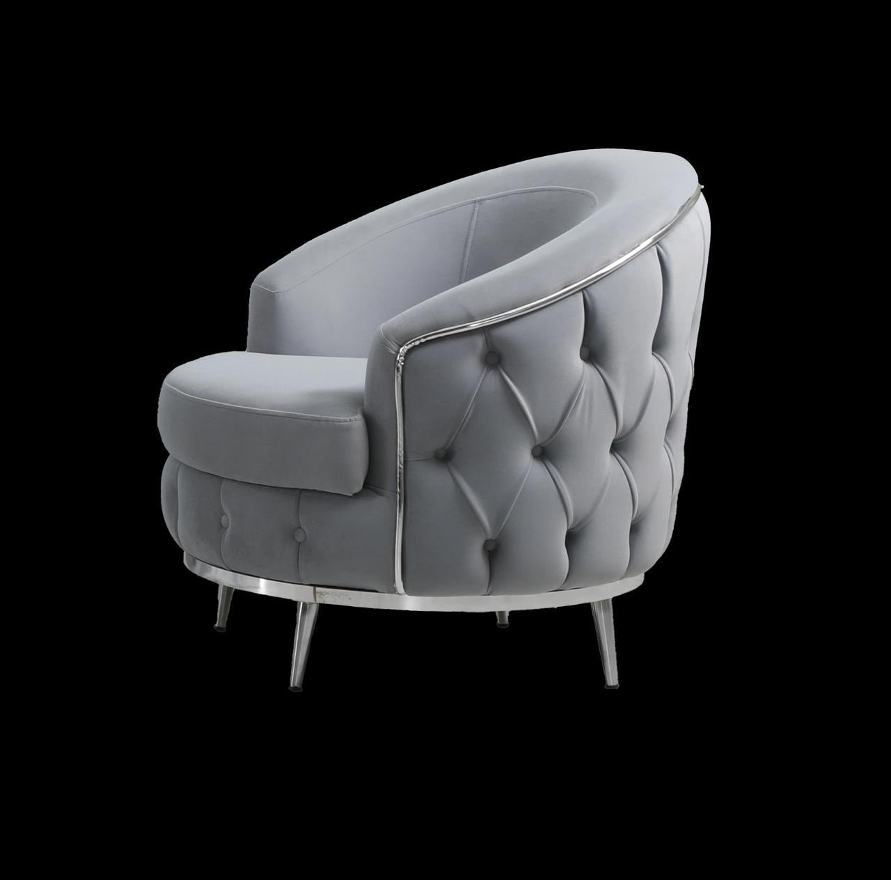 Chesterfield Swivel Chair – Luxurious Tufted Leather Office Chair